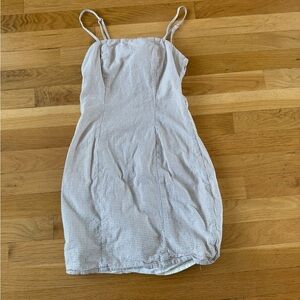 Superdown gingham cutout mini dress XS